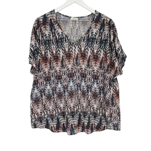 Gerry Weber Tribal Vneck Top - Picture 1 of 7